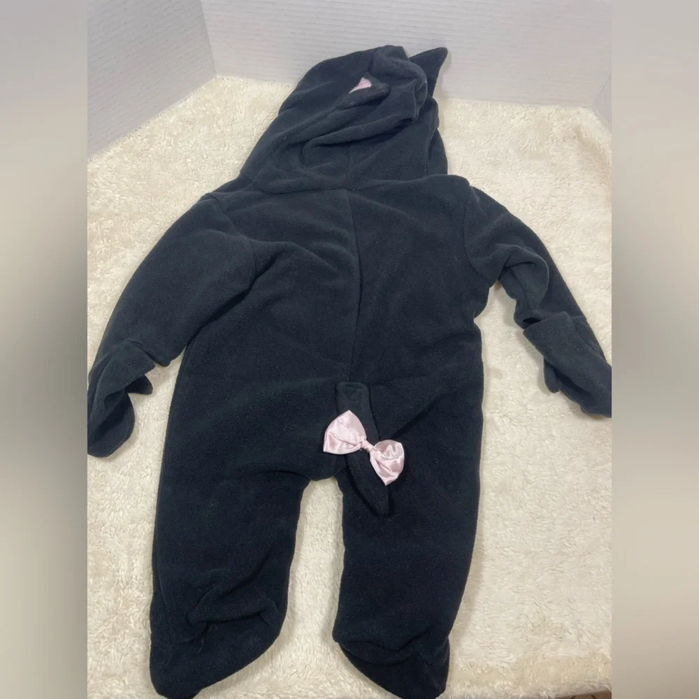 Kitty Costume Set - Black and Pink 0-9 Month